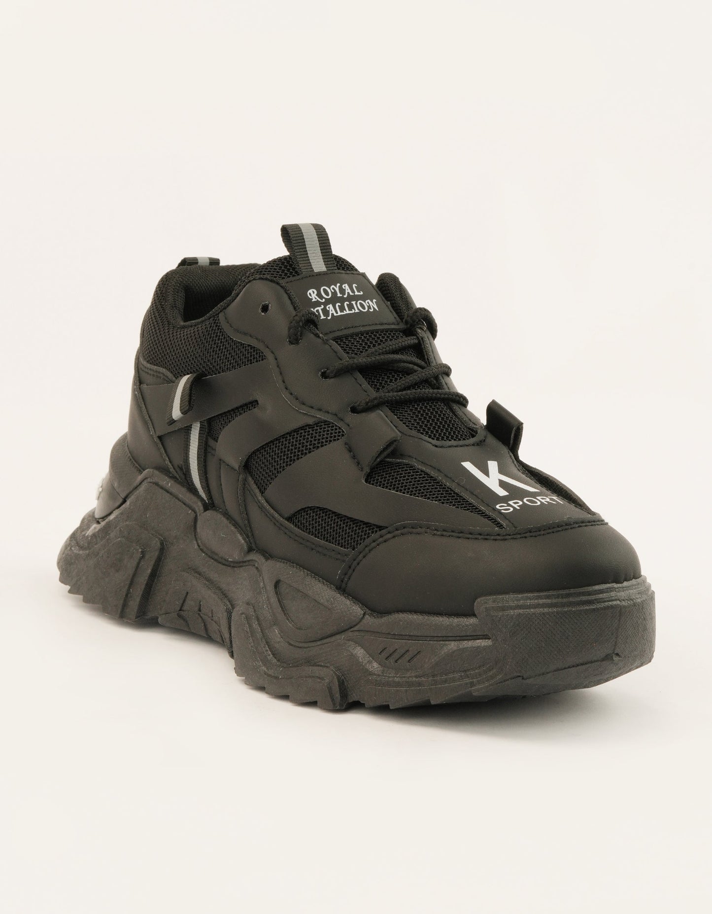 Midnight Trekker All-Black Trainers