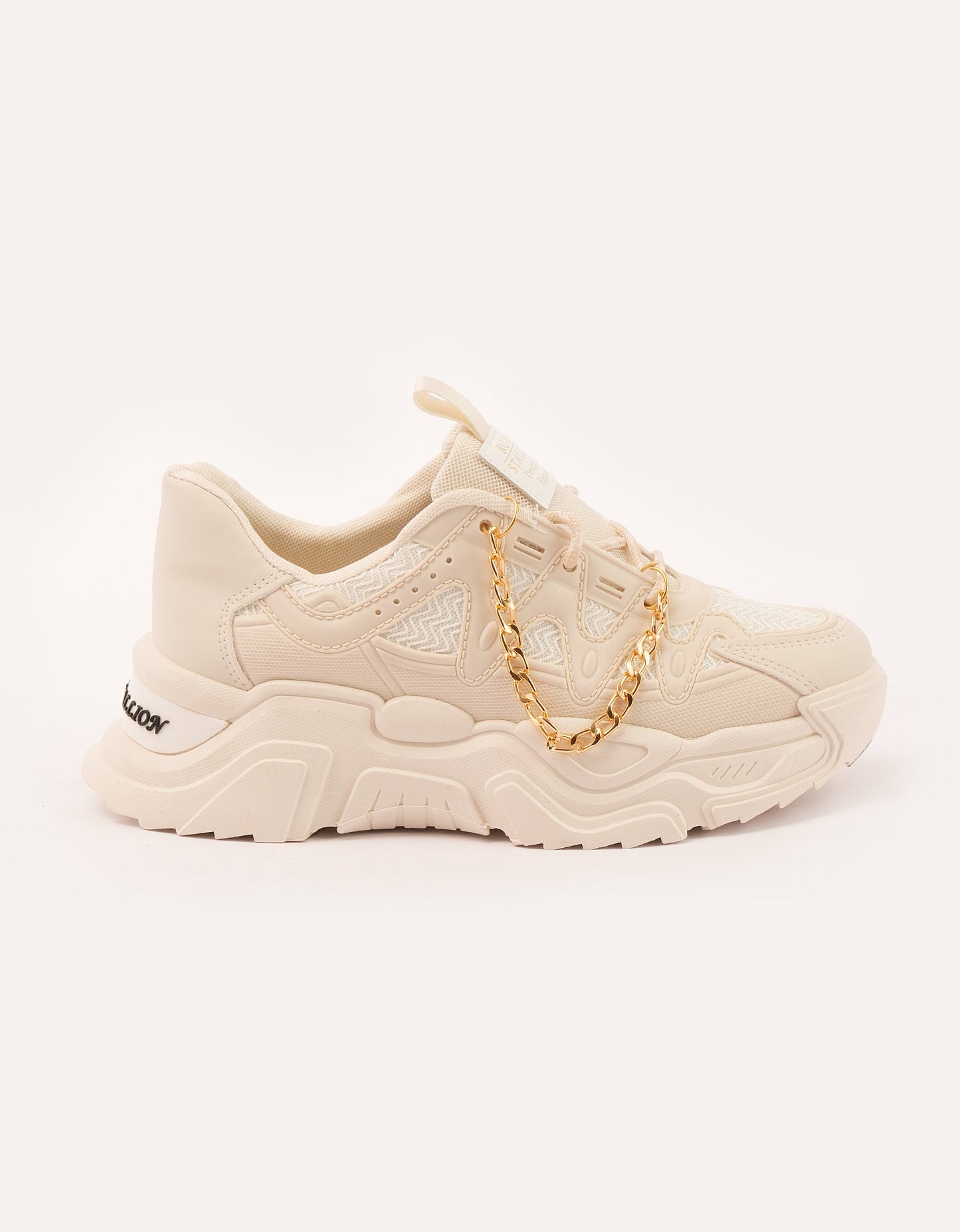 Gold Chain Chunky Sneakers