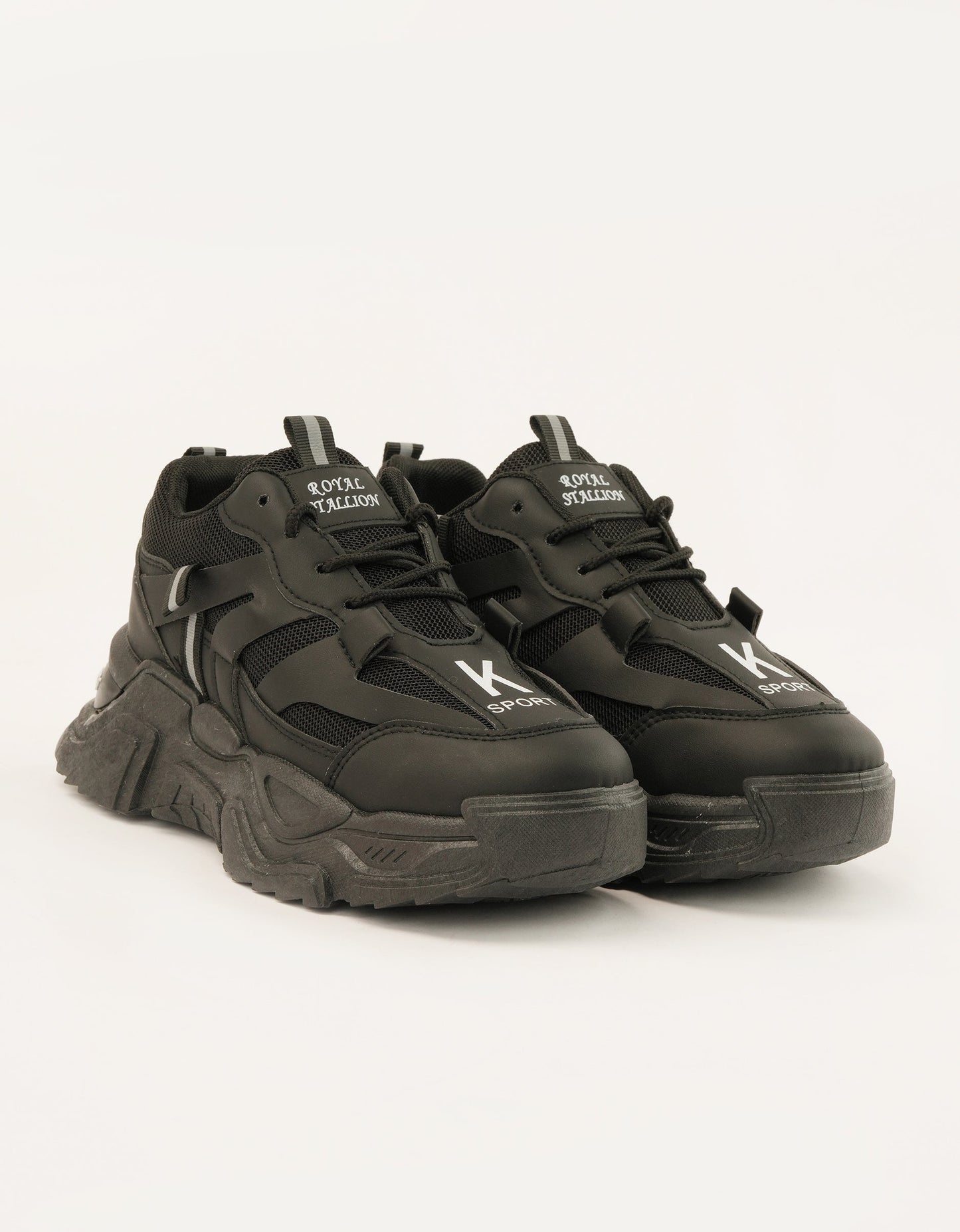 Midnight Trekker All-Black Trainers