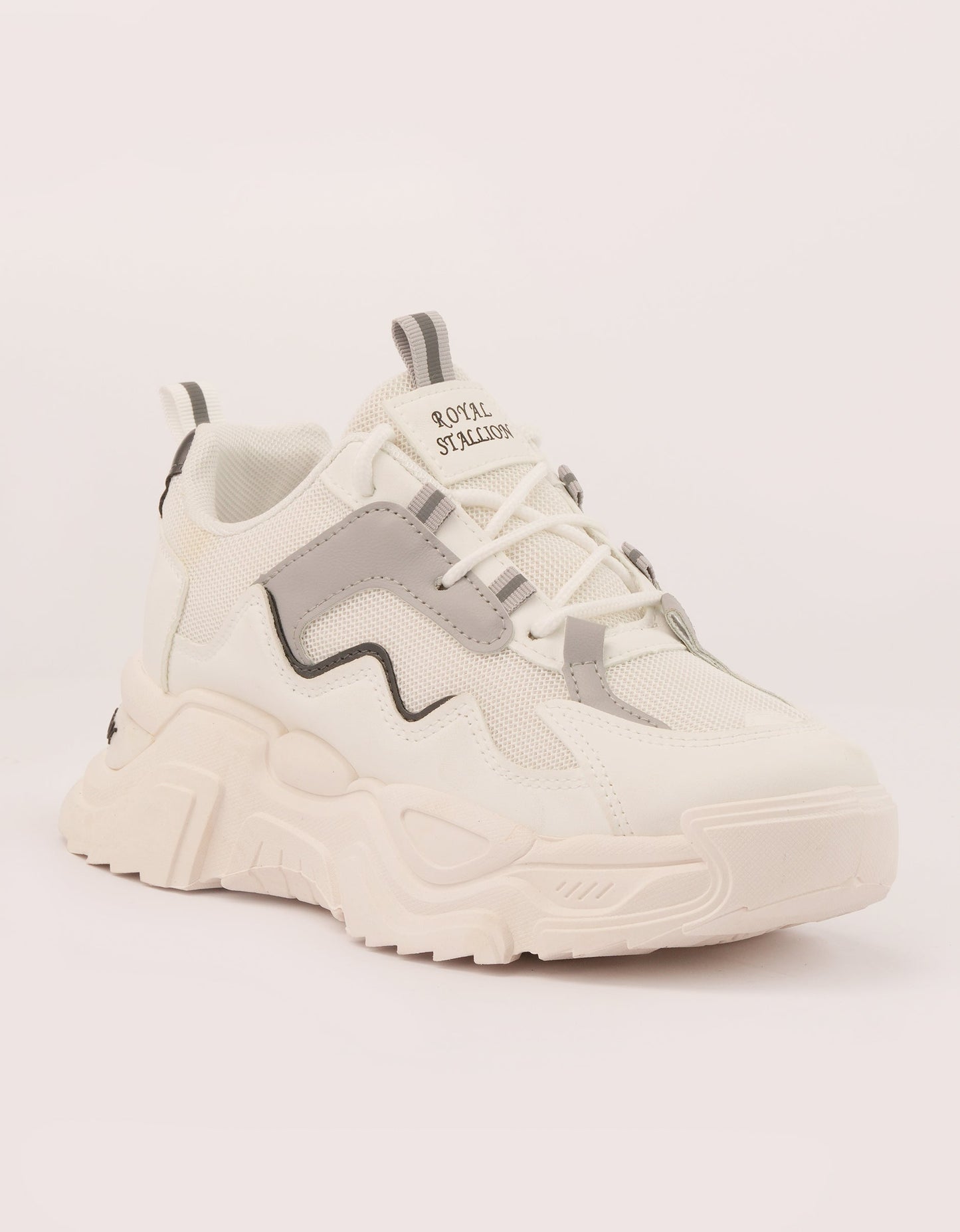 Ivory Wave Fashion Sneakers