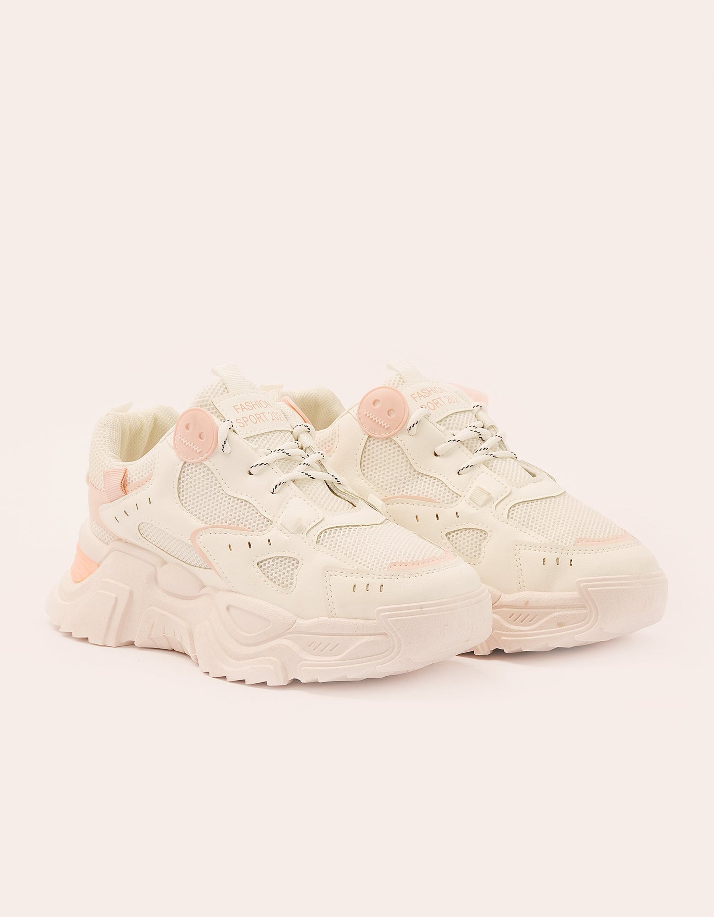 Petite Petal Pink-Accented Sneakers