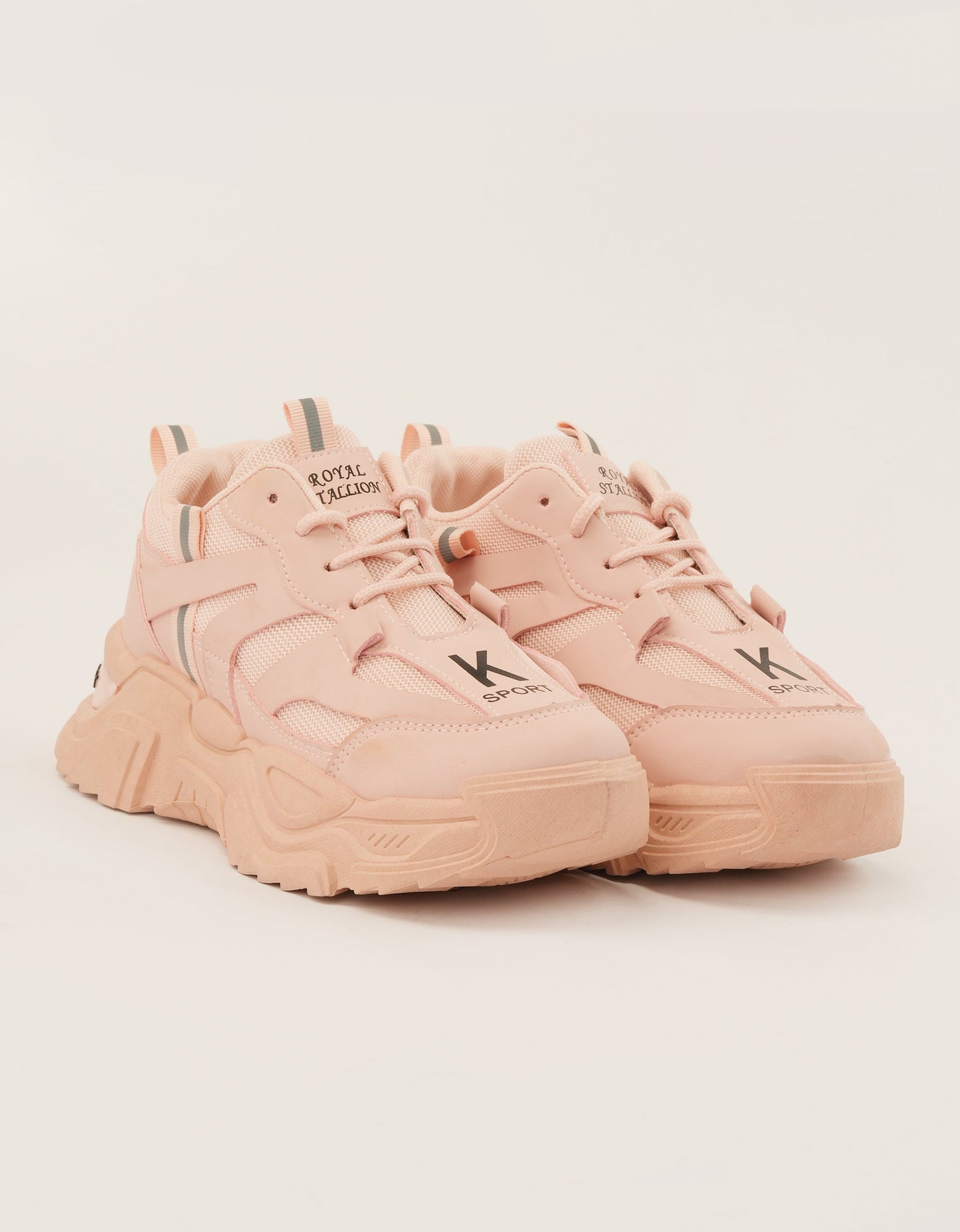 Blush Tread Bold Trainers