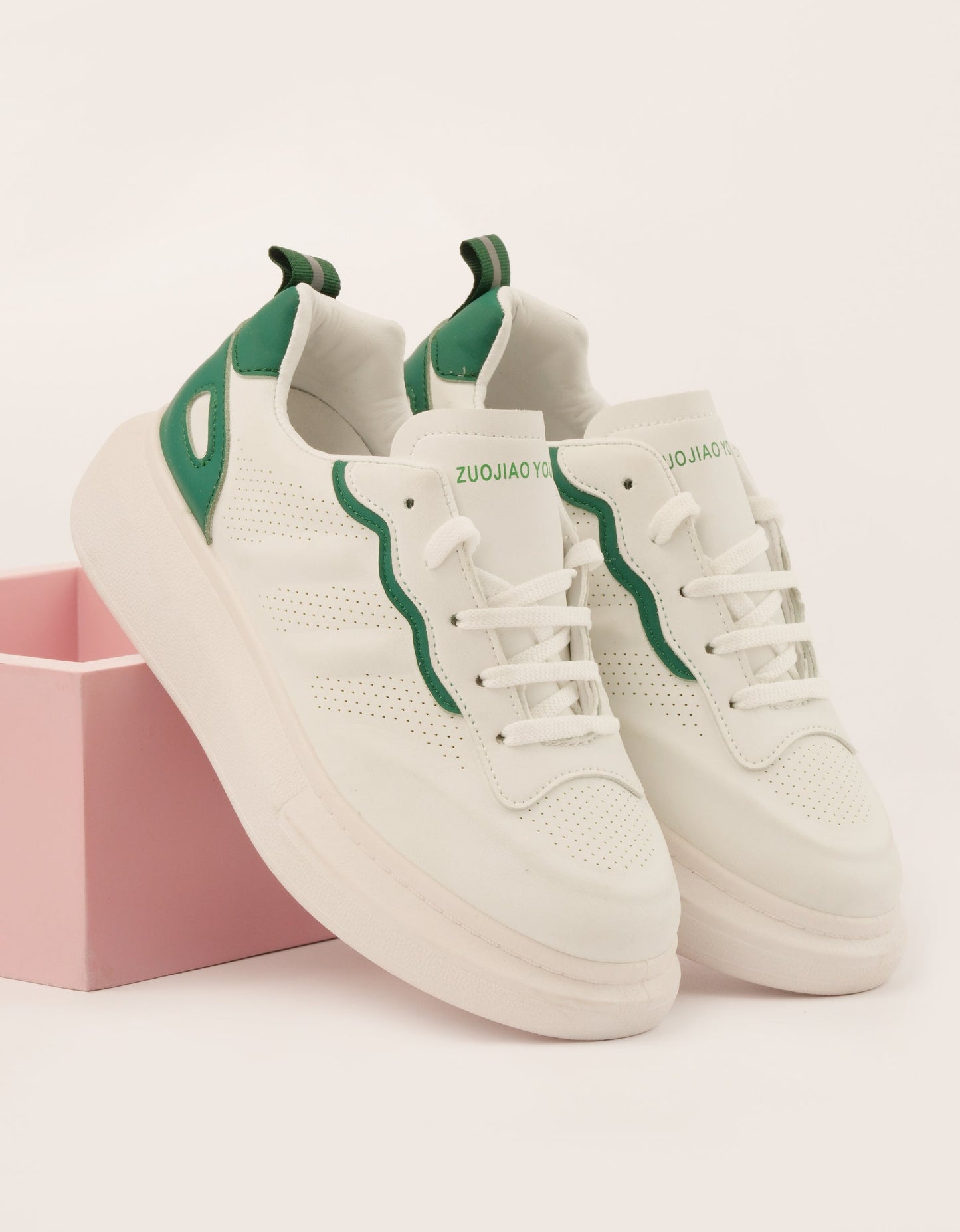 Women Mint Fresh White Sneakers