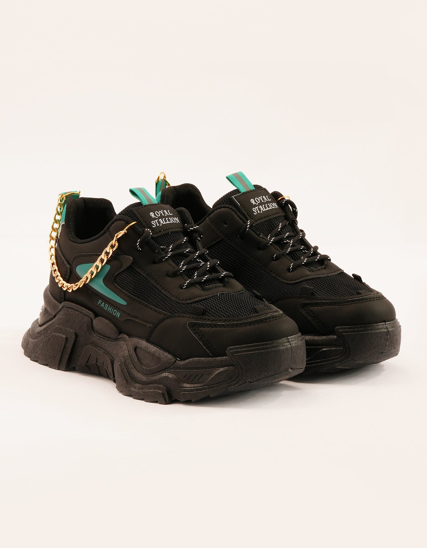 Tiffany Chain Chunky Sneakers