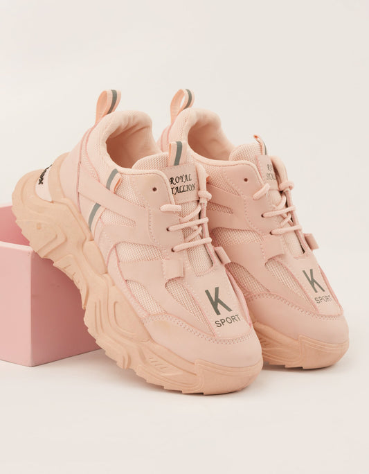 Blush Tread Bold Trainers