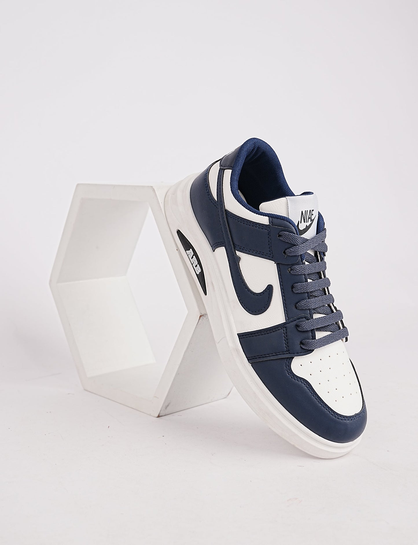 Nike White-Blue Fusion Sneakers