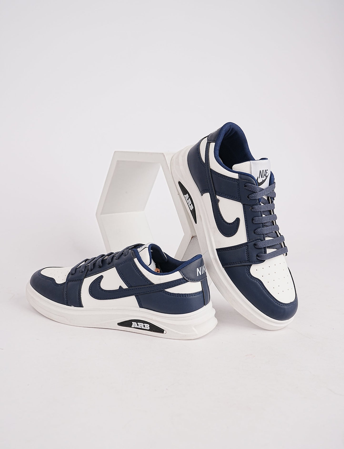 Nike White-Blue Fusion Sneakers