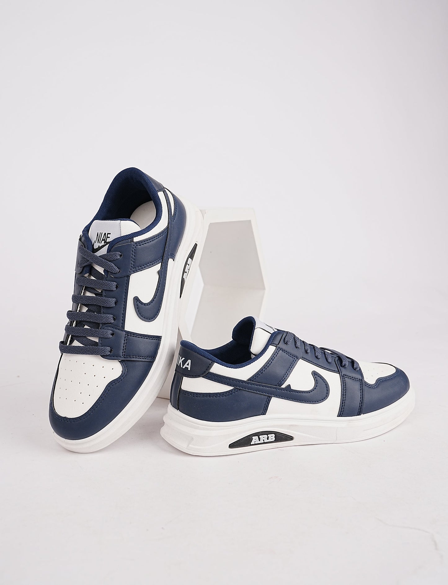 Nike White-Blue Fusion Sneakers