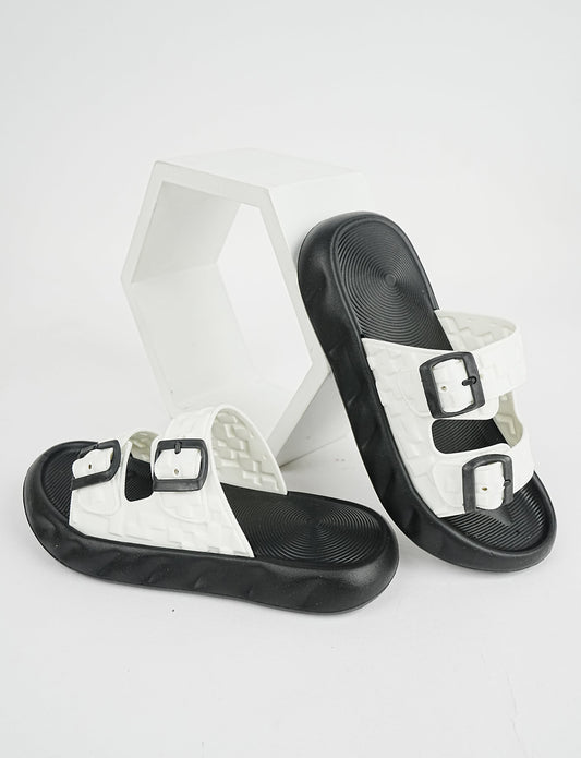 SLIPPER-B-0100-BLK-WHT