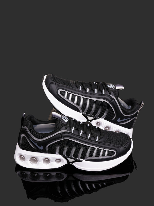 Men's Retro-Inspired Comfort Running Sneakers - Black/White