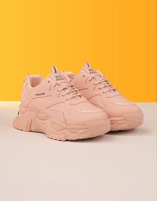 Blush Essence Chunky Sneakers