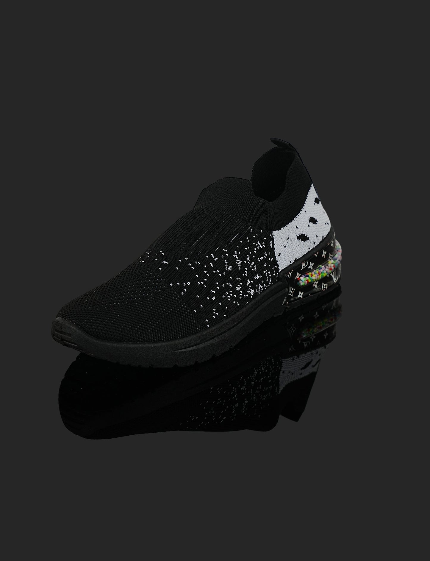 Midnight Shimmer Slip-On Sneakers