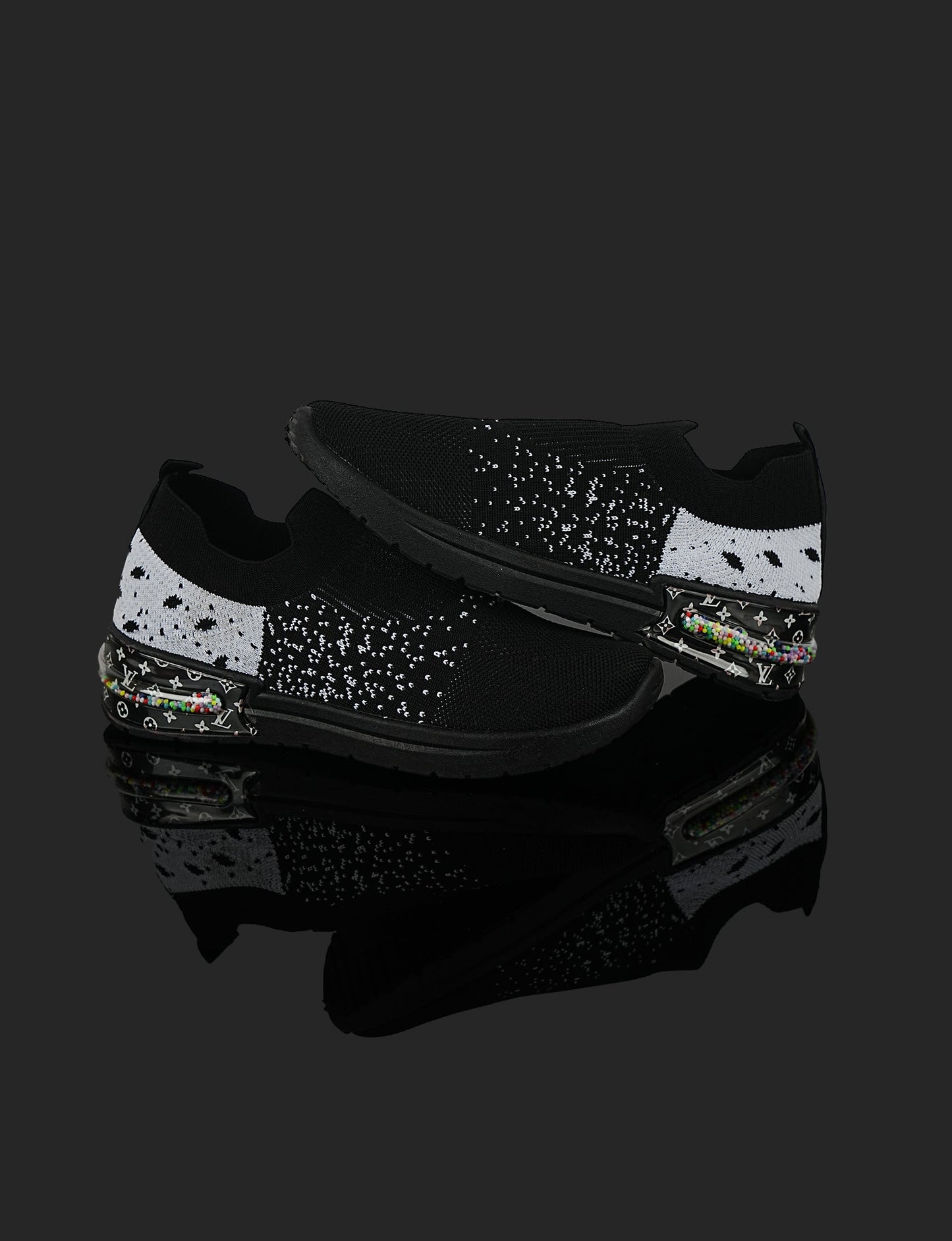 Midnight Shimmer Slip-On Sneakers