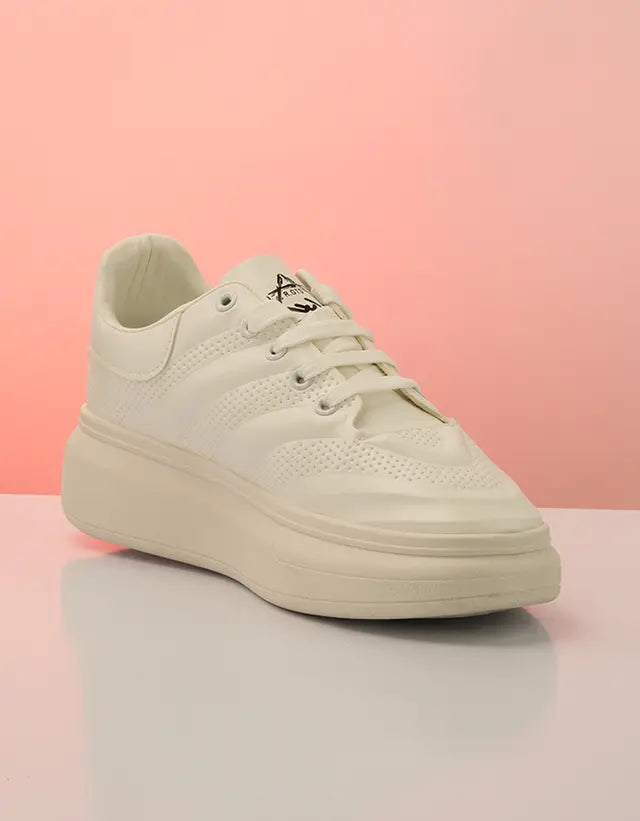 CloudStride CushionMax White Sneakers