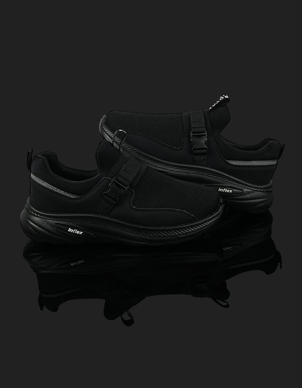 K-809 Black Sports Sneakers – Lightweight & Stylish