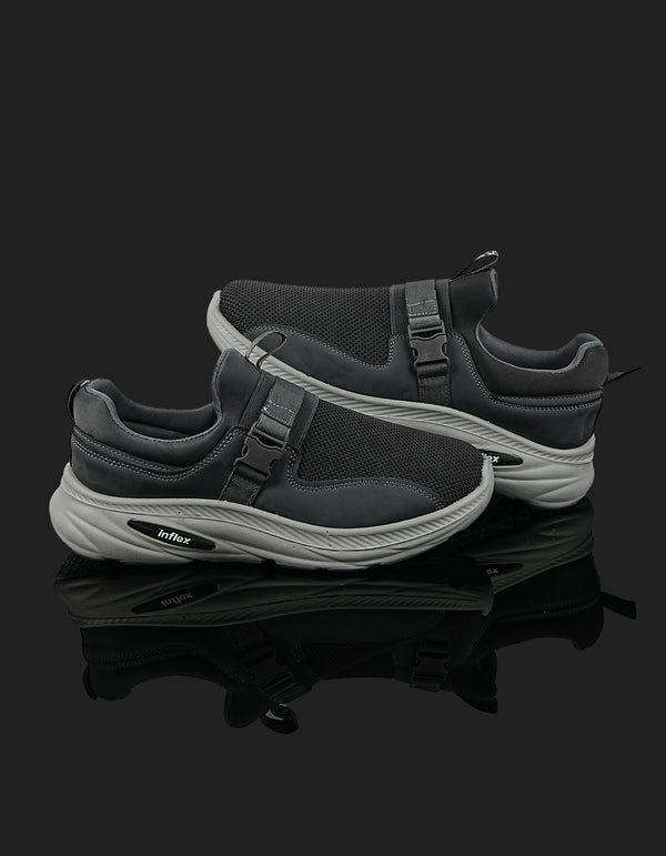 K-809 Dark Grey Sports Sneakers – Breathable & Lightweight