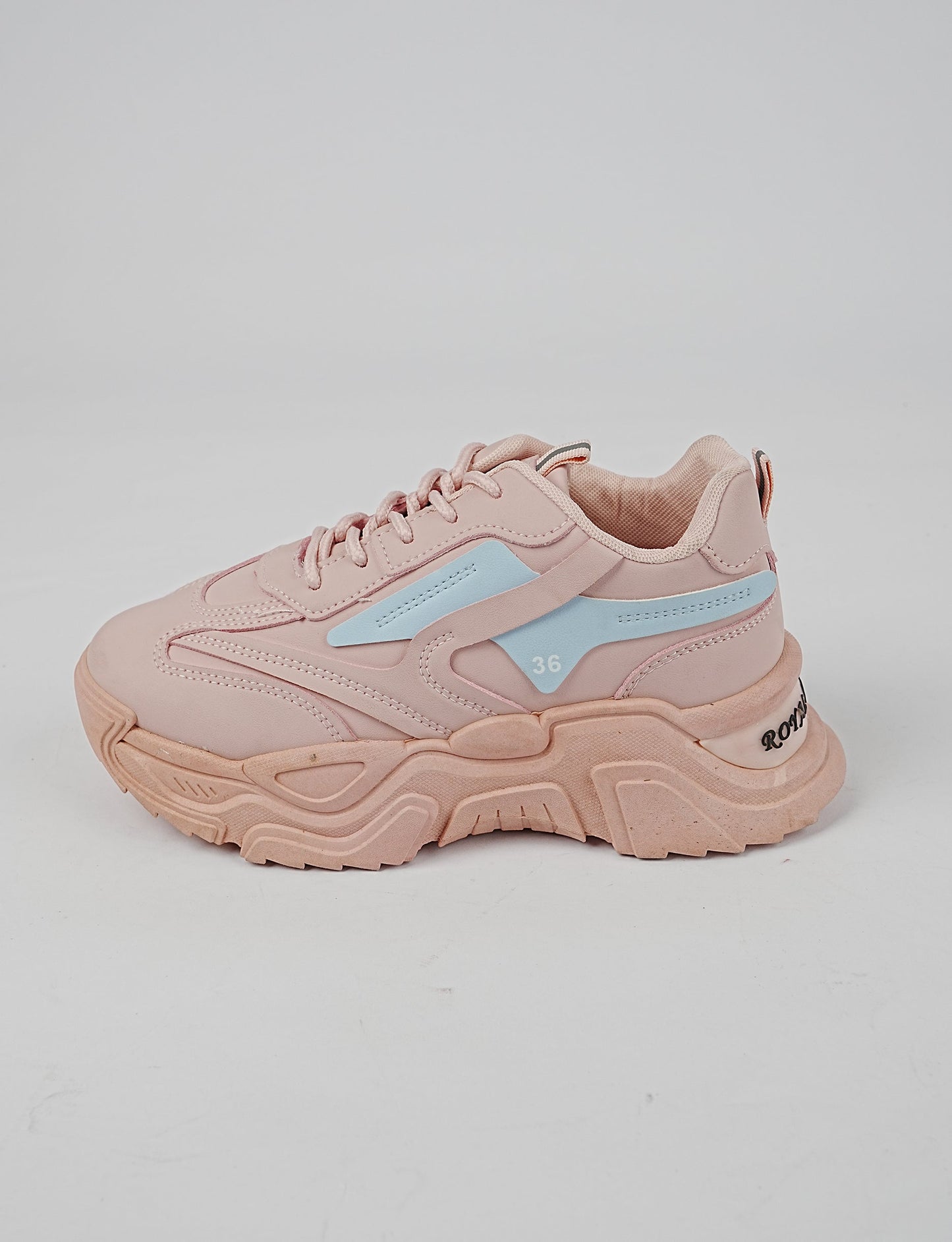 Rosegold Radiance Chunky Sneakers