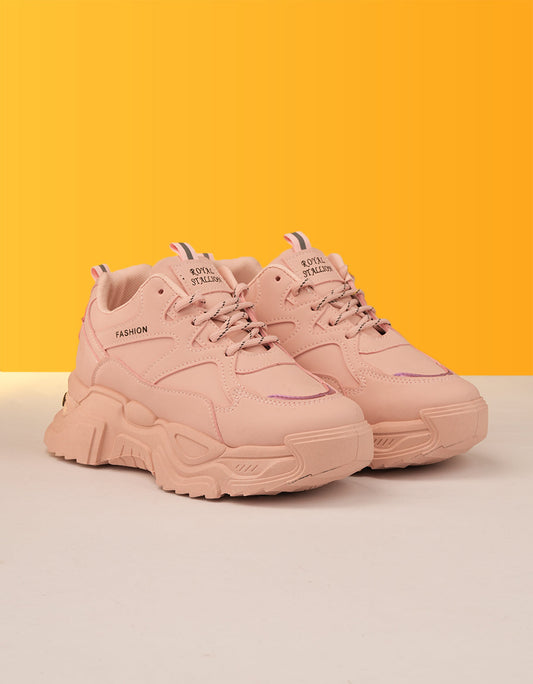 Blush Essence Chunky Sneakers