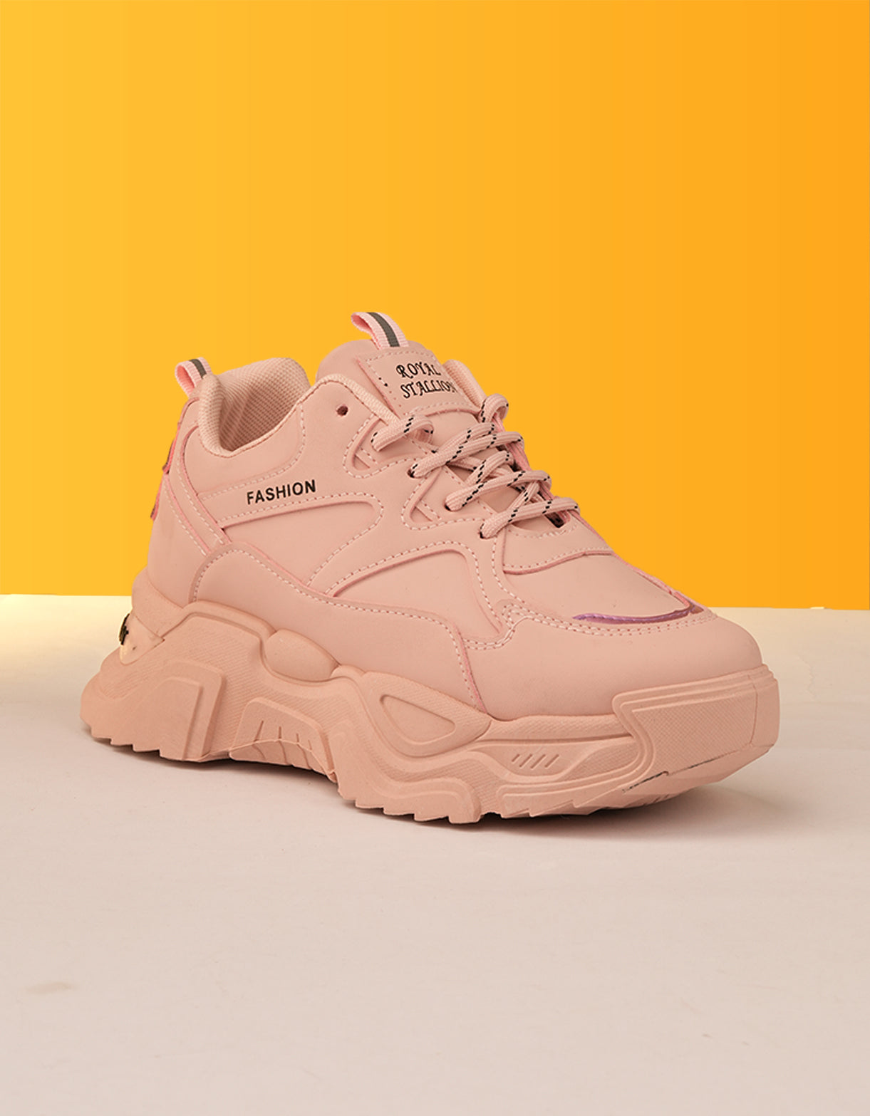 Blush Essence Chunky Sneakers