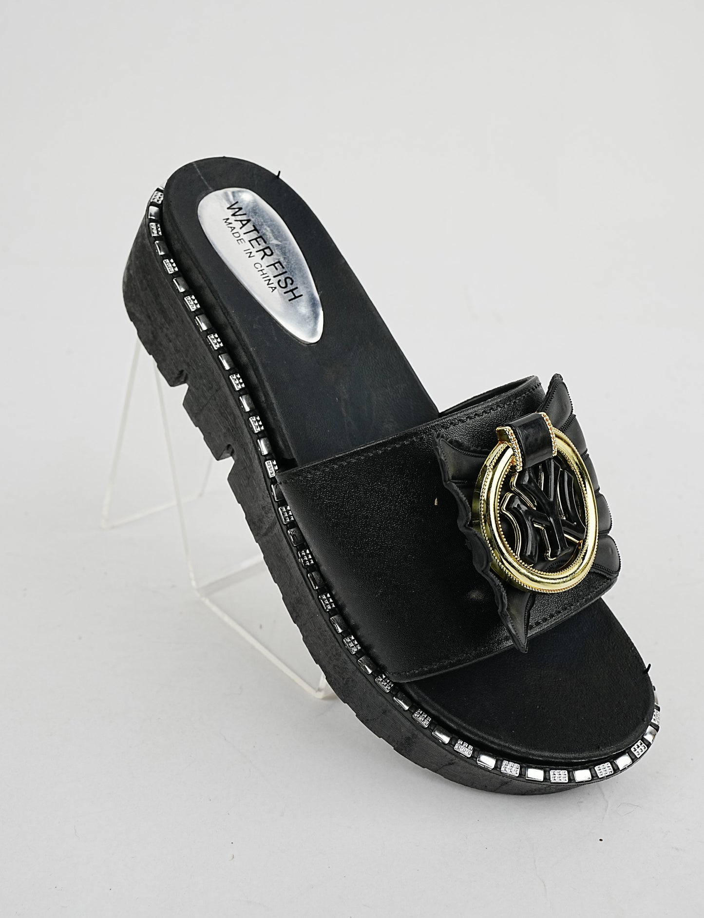 SLIPPER-SYR-1807-BLACK