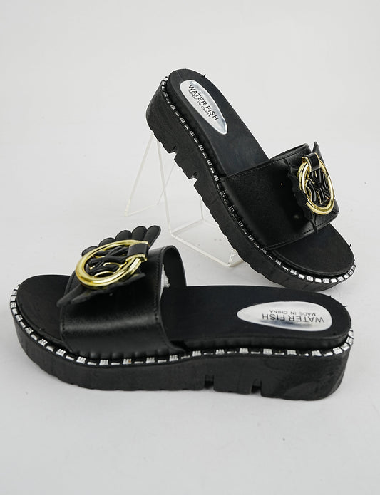 SLIPPER-SYR-1807-BLACK